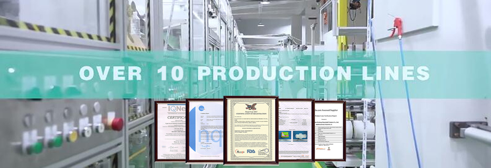 品質 幼児赤ん坊のおむつ 工場