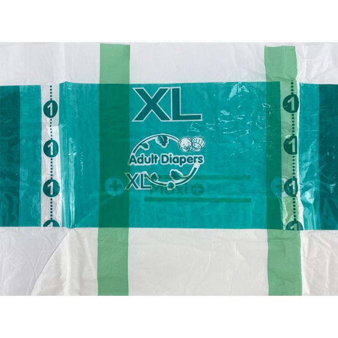 超快適で使い捨ての成人用おむつ PEフィルムバックシートとプリントした特徴 特徴 PEテープ 2