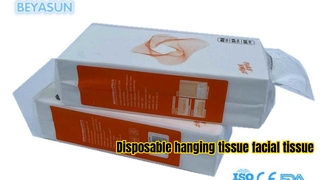 ティッシュペーパーを吊り下げて紙を引き上げる